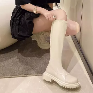 Giày Bốt Nữ Giày Bốt Dài Nữ Giày Bốt Cao Nữ Giày Bốt Nữ Giày Hiệp Sĩ Giày Bốt Martin Giày Đế Mềm Chống Trơn Trượt