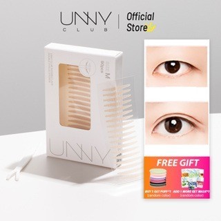Unny CLUB Miếng Dán Mí Mắt Đôi Ren Liền Mạch Vô Hình Chính Hãng, Chống Giả Siêu Nhiên, Đơn Mí/Sưng/Bong Bóng, Đặc Biệt Đôi Bên Trong