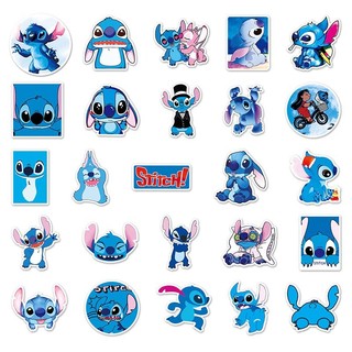 Bộ 50 Phim Hoạt Hình Disney Hoạt Hình Stitch Chống Thấm Nước Notebook Miếng Dán Trẻ Em Quà Tặng Sinh Nhật