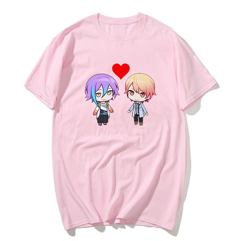Hoạt Hình Ruikasa Áo Kawaii Anime Nam / Nữ Áo Thun Ngộ nghĩnh Manga Quần Áo Unisex Chất Lượng Cao Cotton Tee Vintage Đồ Họa Áo