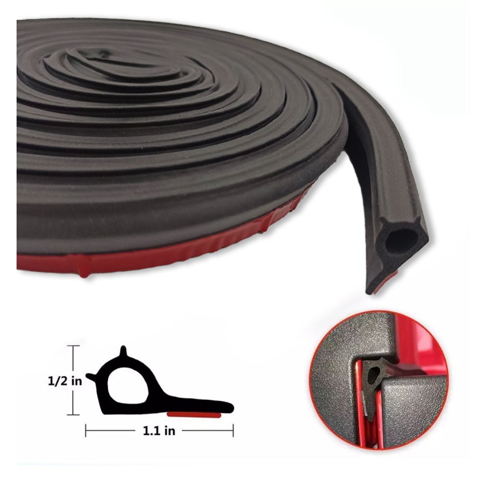 3/5M dải cách âm ô tô SEAMETAL Nhỏ Loại P Sơ đồ im lặng ô tô Dải niêm phong Động cơ cách âm Cửa xe tải Dải rỗng