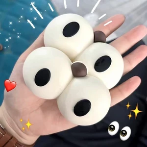 Bigapple 1 Cặp Hoạt Hình Ngộ nghĩnh Anime Phụ Kiện Ngộ nghĩnh Mắt Lớn DIY Trang Trí Khóa Giày Khóa Hoa Giày Ch Phụ Kiện RDG