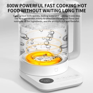 Xiaomi MIJIA Nồi sức khỏe đa chức năng Ấm đun nước điện N1 Thiết bị gia dụng 800W 304 Bảo quản nhiệt bằng thép không gỉ