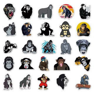 Bộ 50 Orangutan Động Vật Miếng Dán DIY Nhật Ký Hành Lý Sổ Lưu Niệm Điện Thoại Di Động Xe Đạp Miếng Dán