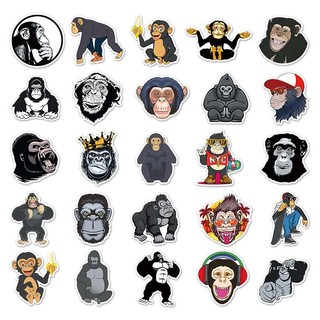 Bộ 50 Orangutan Động Vật Miếng Dán DIY Nhật Ký Hành Lý Sổ Lưu Niệm Điện Thoại Di Động Xe Đạp Miếng Dán