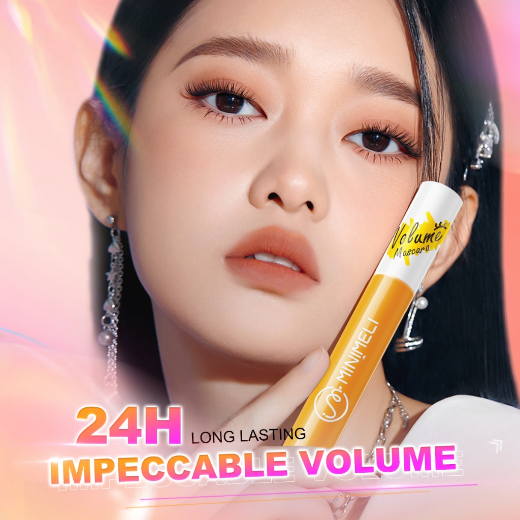 Ảnh Minimeli Volume Mascara Chống Thấm Nước Lâu Dài Dày Kéo Dài Trang Điểm Mắt 1
