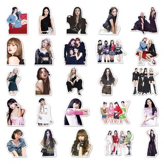 Bộ 50 Hàn Quốc Nhóm Cô Gái Kpop Blackpink Miếng Dán DIY Nhật Ký Hành Lý Sổ Lưu Niệm Miếng Dán Điện Thoại