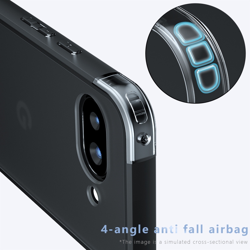 Ốp Lưng Cứng Từ Tính Trong Suốt Cho Google Pixel 9A Pixel9A Vỏ Điện Thoại PC