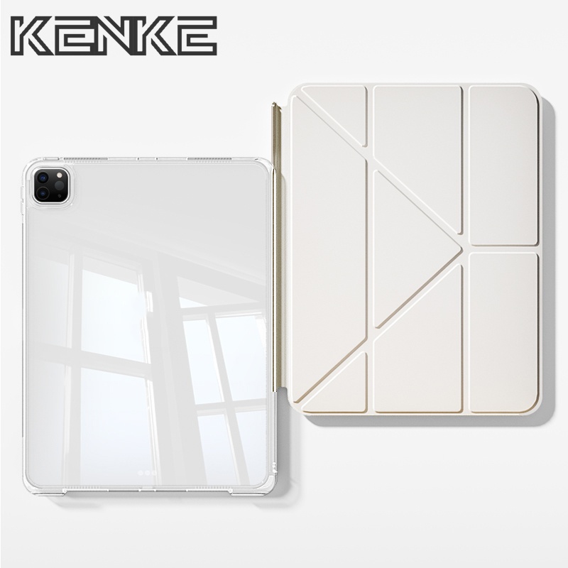 Bao đựng ipad kenke 2 trong 1, có thể tháo rời, toàn màn hình Vỏ cứng trong suốt cho ốp lưng ipad gen 10 7th 8th 9th ipad pro 11 inch (m4) pro 13 ốp ipad air 4 Air 5 Air 6th Air 13 pro 12.9 mini 6 Không có khay đựng bút Vỏ bảo vệ thông minh