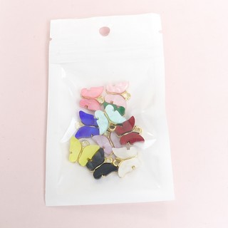 10 Chiếc Quyến Rũ Bướm Acrylic Nhiều Màu Sống Động DIY Xuân Hè Thời Trang Dây Chuyền Bông Tai Móc Khóa Mặt Dây Hợp Kim - Hoàn Hảo Cho Trang Sức Nhà Thiết Kế Và Thủ Công Người Hâm Mộ