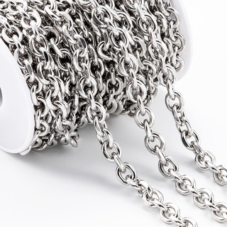 Thép không gỉ lớn 9,5mm Dây chuyền dày hình bầu dục Dây chuyền trang sức tự làm Vòng cổ Vòng tay Phụ kiện