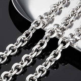 Thép không gỉ lớn 9,5mm Dây chuyền dày hình bầu dục Dây chuyền trang sức tự làm Vòng cổ Vòng tay Phụ kiện