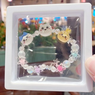 Vòng Tay Chiikawa Hoạt Hình Dễ Thương Chiikawa Hachiware Usagi Ngôi Sao Vòng Tay Bé Gái Dây Xích Vòng Tay Hạt Trang Sức Cặp Đôi Vòng Tay