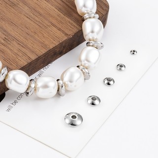 Thép không gỉ Miếng Đệm Hạt Handmade DIY Phụ Kiện Trang Sức Đính Hạt Vòng Tay Đệm