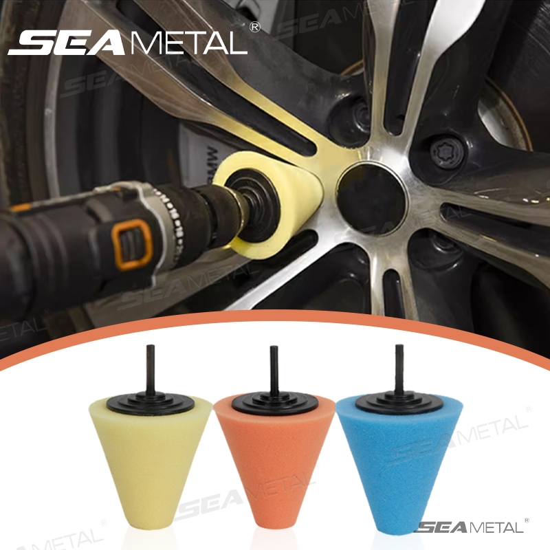 Bàn chải rửa xe SEAMETAL bàn chải làm sạch bánh xe Bàn chải bánh xe sợi nhỏ cọ chà rửa chi tiết ngóc ngách xe máy ô tô
