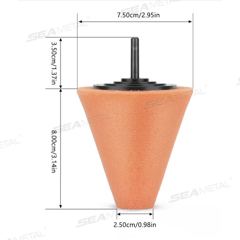 Bàn chải rửa xe SEAMETAL bàn chải làm sạch bánh xe Bàn chải bánh xe sợi nhỏ cọ chà rửa chi tiết ngóc ngách xe máy ô tô