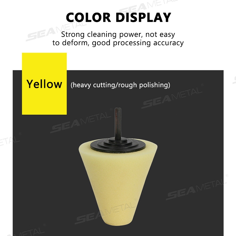 Bàn chải rửa xe SEAMETAL bàn chải làm sạch bánh xe Bàn chải bánh xe sợi nhỏ cọ chà rửa chi tiết ngóc ngách xe máy ô tô