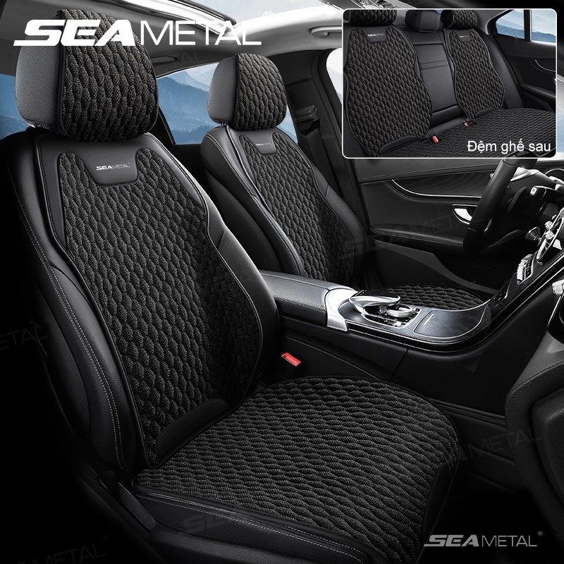 lót ghế ô tô SEAMETAL Flax bọc ghế ô tô đệm ô tô ghế sau 5 chỗ  bọc ghế ô tô Cho Hầu Hết Xe Tải SUV Van