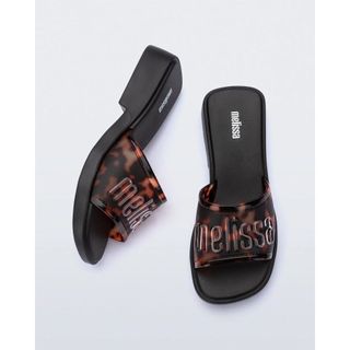 Giày Nữ Brazil Melissa 2025 Phong Cách Mới Flip-Flops Đế Dày Giày Đi Biển Mũi Mở