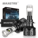 Maxgtrs 2x H4 Hi / Lo H7 Ống Kính Máy Chiếu Bi-Led H11 9005 HB3 9006 HB4 Bóng Đèn Pha Ô Tô Canbus Lampada 6000K Đèn Sương Mù Mini 12V LHD RHD — ảnh 1