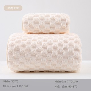 Khăn Tắm Siêu Thấm Hút Nước Khăn Mặt Sợi Cuộn To, Chất Liệu Cao Cấp Không Rụng Lông Super absorbent bath towel【Chiosala12】