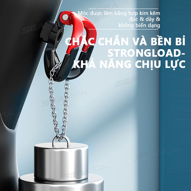 móc xe máy treo đồ SEAMETAL móc đôi xe máy móc treo xe đạp điện móc treo đồ đa năng xe máy chân chống xe máy