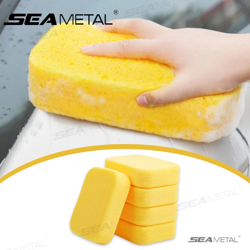 miếng bọt biển rửa xe SEAMETAL Rửa Xe Xốp Ô Tô Lớn Lau Nước Thấm Hút Dày Tổ Ong Bọt Biển Khối