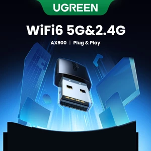 Bộ chuyển đổi WiFi UGREEN AC650 / AC900 5G & 2.4G WiFi USB Ethernet cho PC Laptop Máy tính để bàn Windows Linux Ăng-ten WiFi Dongle Card mạng