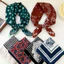 65 Hoa Điều Tính Khí Thời Trang Vải Lanh Cotton Khăn Vuông Nhỏ Khăn Trang Trí Chuyên Nghiệp Khăn
