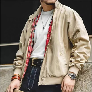 Gksss Thu Đông Mới Harrington Áo Khoác Retro Thường Ngày Hàng Hóa Quần Đứng Cổ Chống Gió