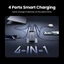 Ugreen 65W GaN Sạc 4 Cổng USB C Sạc Nhanh 3.0 PD 3.0 Cho Macbook Air Laptop Máy Tính Bảng iPhone 16 15 14 13 Pro Max