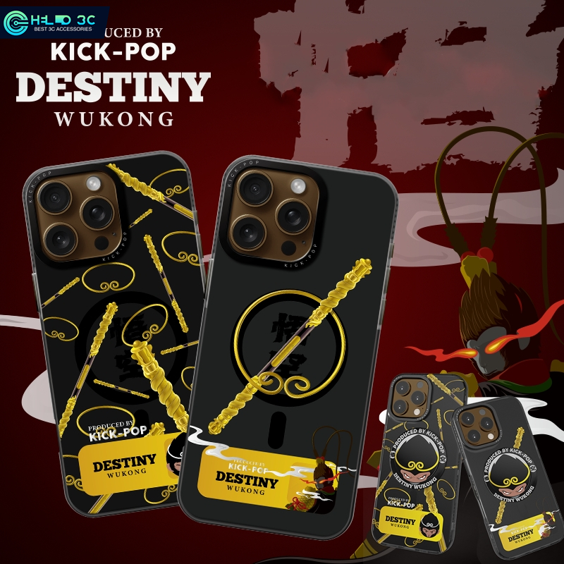 Kick-pop Tôn Ngộ Không từ tính cho iphone 16 / 15 có giá đỡ điện thoại ...
