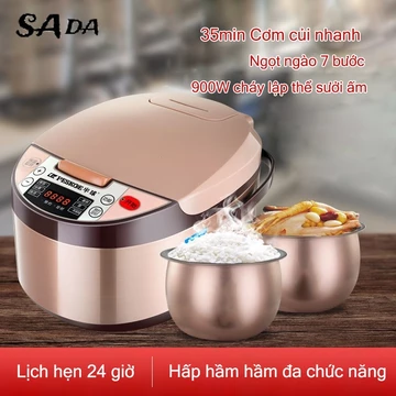 SADA Nồi Cơm Điện Thông Minh SADA Home Đa Năng Gia Đình Nồi Cơm Điện Thông Minh Hẹn Giờ Thông Minh Nồi Cơm Điện Làm Nóng Nồi Cơm Điện