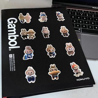 62 Chiếc Labubupu Miếng Dán Hoạt Hình Dễ Thương Graffiti Trang Trí Notebook Sổ Lưu Niệm Laptop Hành Lý Miếng DánĐồ Chơi