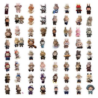 62 Chiếc Labubupu Miếng Dán Hoạt Hình Dễ Thương Graffiti Trang Trí Notebook Sổ Lưu Niệm Laptop Hành Lý Miếng DánĐồ Chơi