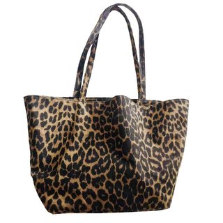 ZARANew Casual Woman Cheetah In Túi Tote Nữ Thời Trang Da Báo In Ví Mua Sắm
