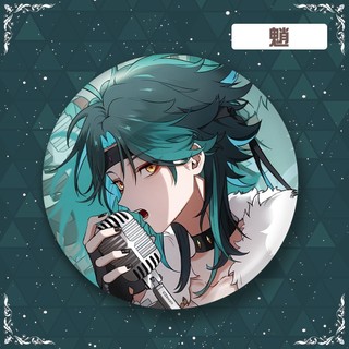 Trò Chơi Genshin Tác Động Xiao Venti Heizou Scaramouche Trò Chơi Huy Hiệu Kim Loại Nút Cài Áo Chân Cosplay Bộ Sưu Tập Đồ Chơi Túi Trang Trí Quà Tặng