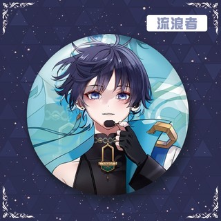 Trò Chơi Genshin Tác Động Xiao Venti Heizou Scaramouche Trò Chơi Huy Hiệu Kim Loại Nút Cài Áo Chân Cosplay Bộ Sưu Tập Đồ Chơi Túi Trang Trí Quà Tặng