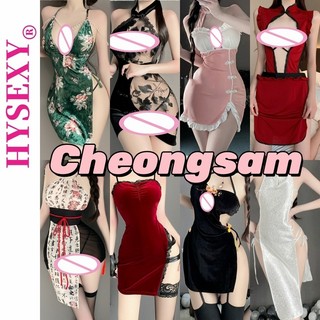 Đầm nữ Sườn xám Trung Quốc Trang phục truyền thống Trung Quốc Váy sườn xám xẻ bên gợi cảm