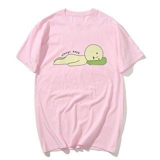 Luôn Eepy Sleepy Smiskis Hình Áo Phông Hip Hop Áo Sơ Mi Tay Ngắn Y2K Áo Thường Ngày Mùa Hè Cotton Cổ Tròn Quá Khổ Top Tee