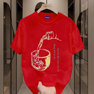 ✨Hàng có sẵn✨WASSUP Glass printing design-Áo thun nam mới! 100% cotton, thời trang, Unisex