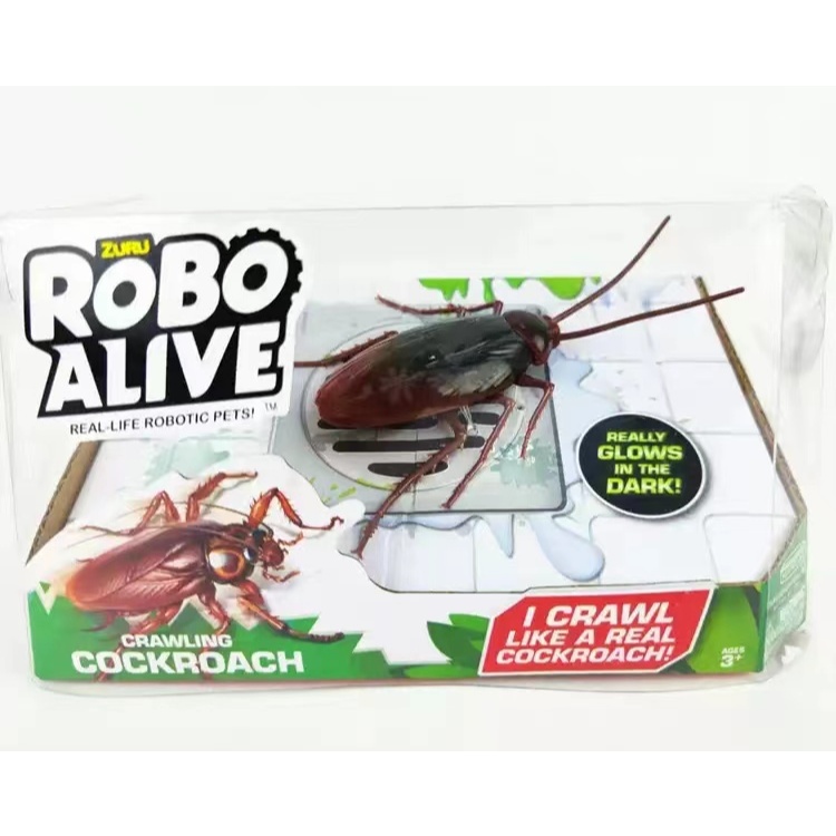 Robo Alive Electronic Crawling Cockroach Đồ chơi robot chạy bằng pin của ZURU - Thú cưng điện tử