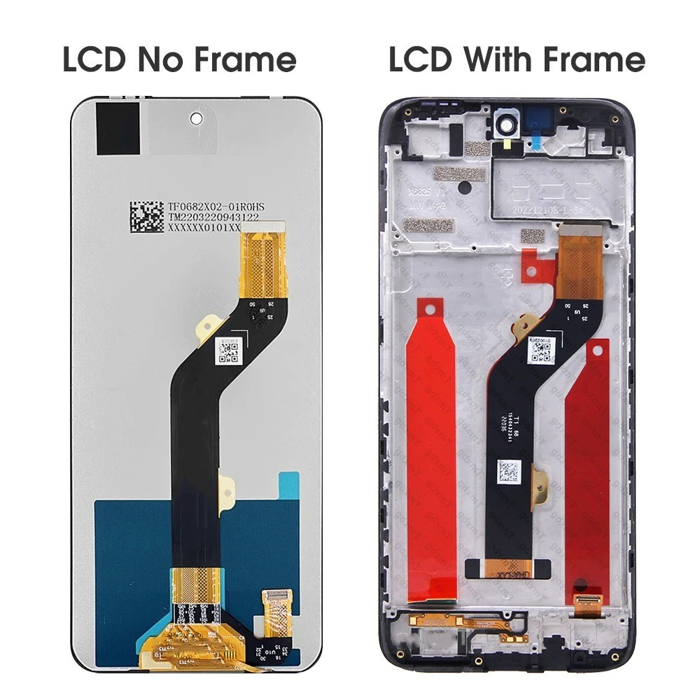 6,82 '' Dành Cho Infinix Hot 20 Chơi Cho Hot20 Play X6825 Màn Hình Hiển Thị LCD Bộ Số Hóa Cảm Ứng Thay Thế