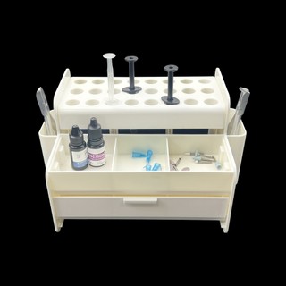 Hộp đựng dụng cụ bôi tổng hợp Acrylic nha khoa Hộp đựng cho ống tiêm & phụ kiện tổng hợp Dụng cụ nha khoa