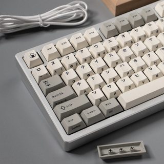 Keycaps Katakana Nhật Bản PBT Dye-sub Cherry Profile Keycap Custom Keycaps Tương thích với công tắc Cherry Gateron MX