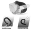 Tấm che mặt nạ mắt bằng silicon cho tai nghe meta quest 3s VR thoáng khí Chống mồ hôi Ánh sáng chặn tay áo che mắt