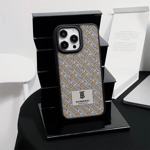 Ốp điện thoại mềm thương hiệu cao cấp Burberry cho iphone 16 Pro Max 15 Pro Max 14 Pro Max i14 13 Pro Max i13 13pro i11 11 Pro Max 12 Pro Max Vỏ bảo vệ