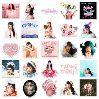 Bộ 50 Melanie Martinez POP Ca Sĩ Dán Cho Album Laptop Hành Lý Guitar Graffiti Đồ Chơi Miếng Dán