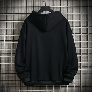 Gksss Mùa thu đông thời trang màu trơn zip-up áo hoodie dáng rộng thông thường