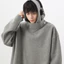 Tianlesiwei Thu Đông Nam Nữ Áo Thun cotton Có Mũ Trùm Đầu Cao Cấp Mỹ Cổ Đứng Có Mũ Trùm Đầu